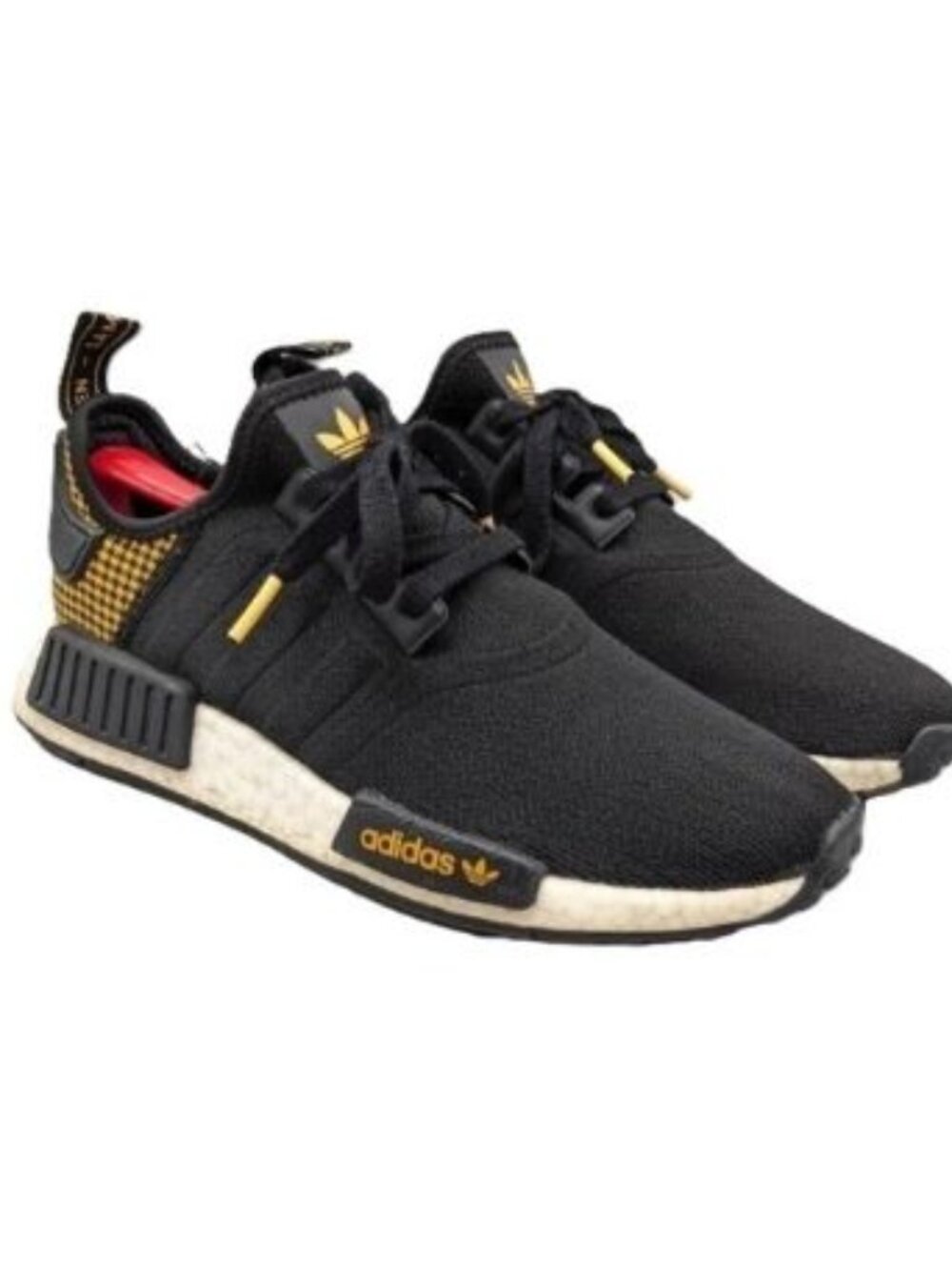Adidas NMD_R1 Black Yellow Women Size 7